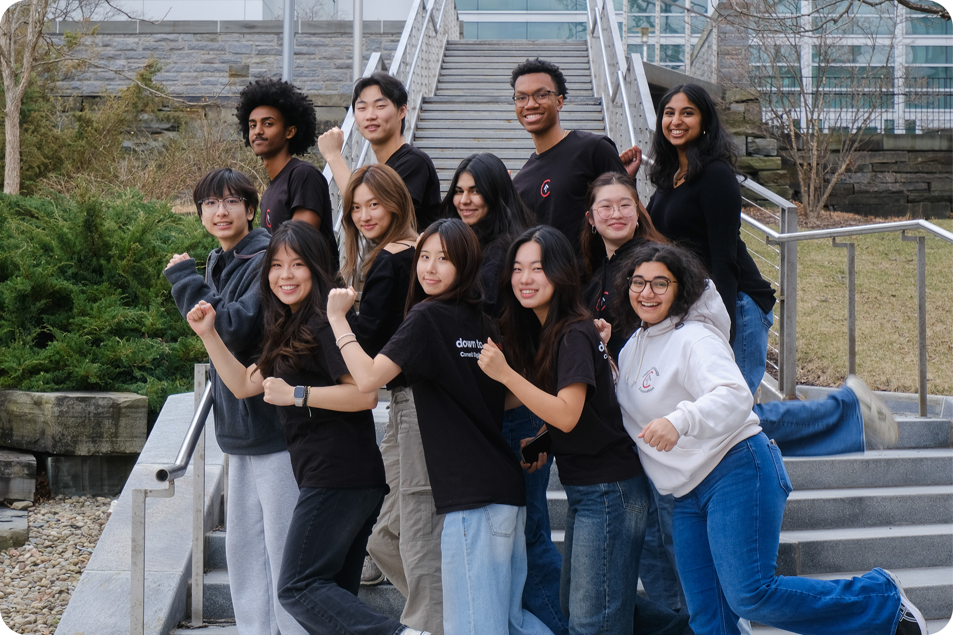 The full CornellGo team posing together
